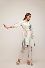 Women's Rayon Co Ord Set For Women | Co Ord Set For Women Stylish | Kurta Set For Women | Kurta Set | Ethnic Co Ord Set For Women | 3/4 Sleeve Co-Ord Set - Image 3