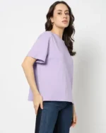 Women Regular Fit Crew-Neck Cotton T-Shirt - Image 2